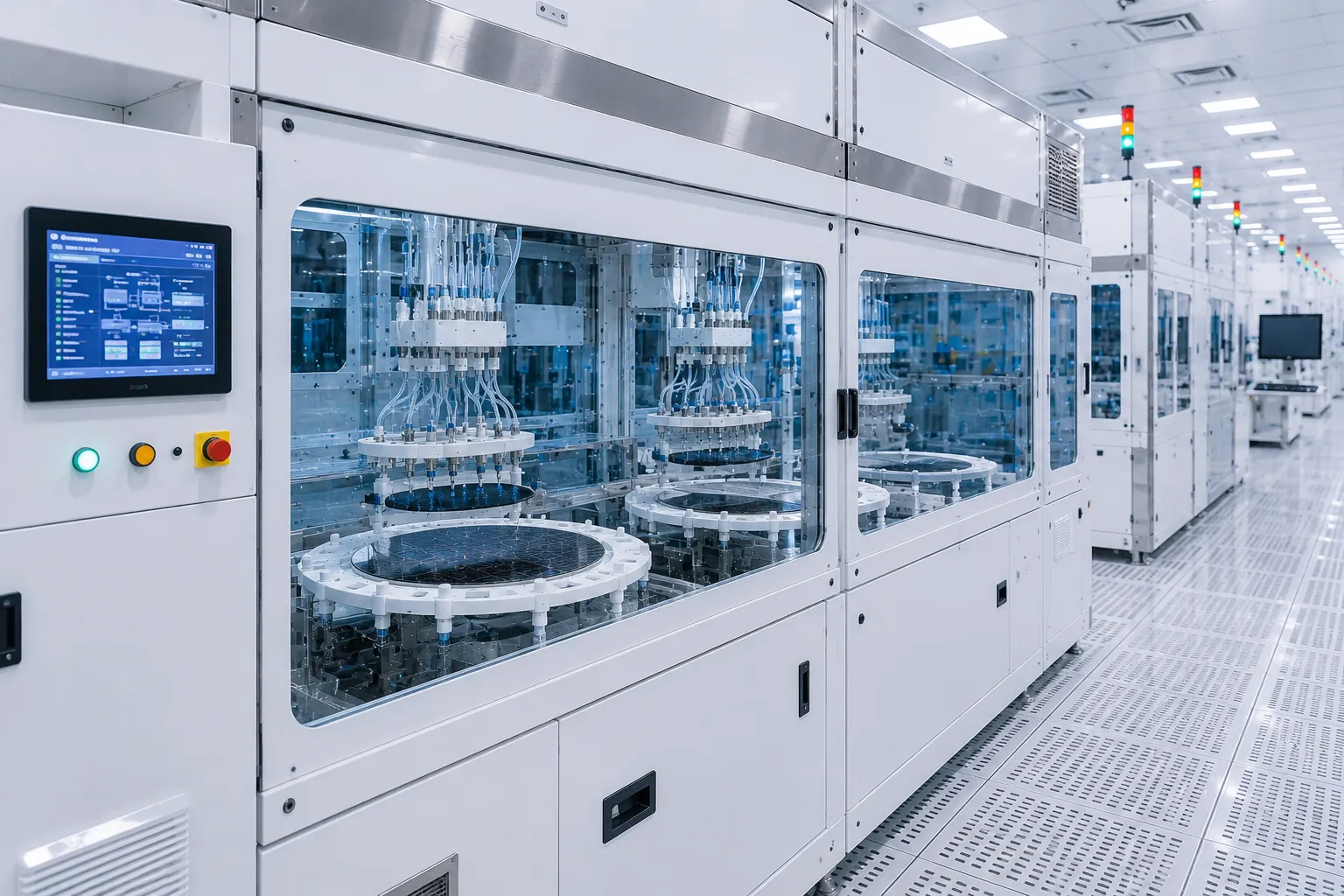 KOSEN SEMI high-throughput batch wafer cleaning system for 200mm and 300mm wet processing