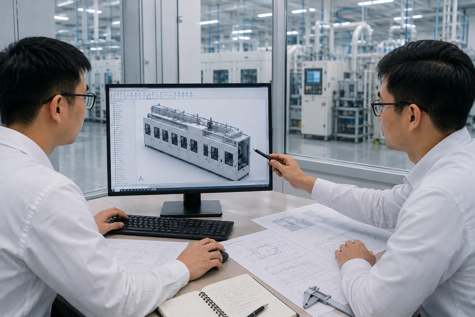 KOSEN SEMI wet process equipment engineering support team