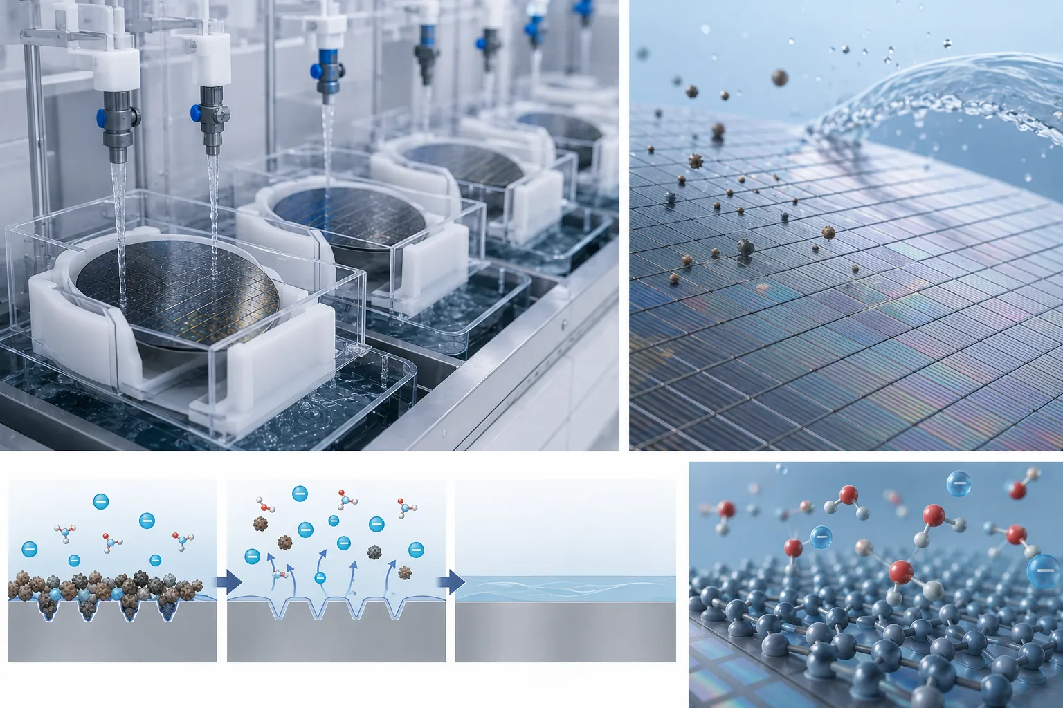 Wafer Surface Preparation and Semiconductor Wet Processing System