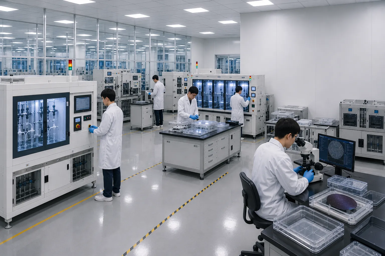 KOSEN SEMI manual and automatic wet bench equipment comparison