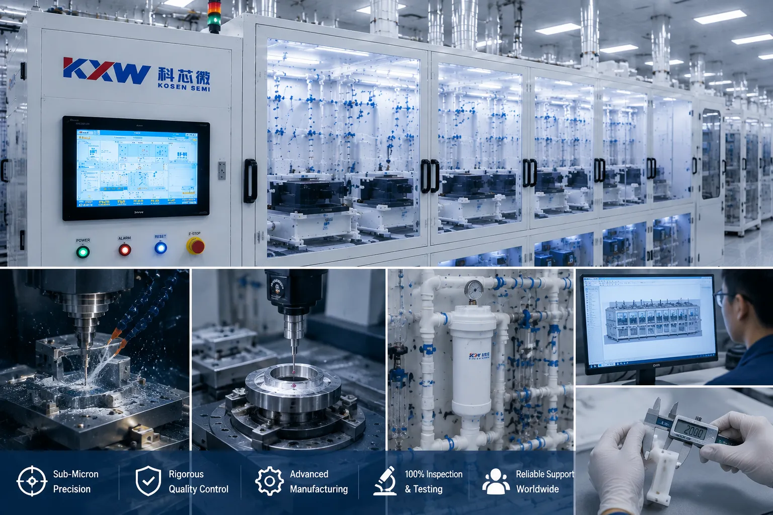 KOSEN SEMI advanced wet process equipment engineering specifications and capability matrix