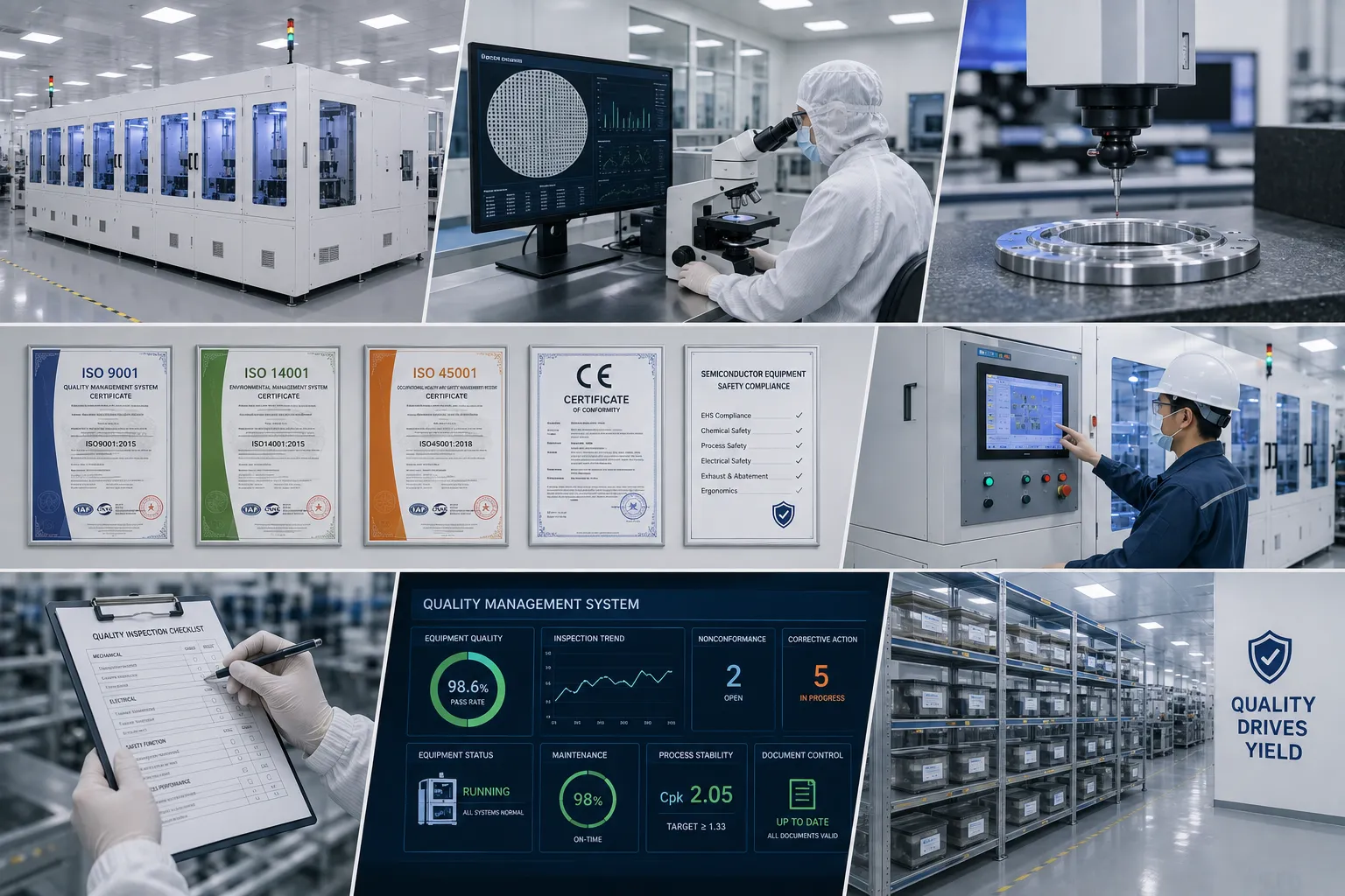 KOSEN SEMI Semiconductor Equipment Quality and Compliance Framework