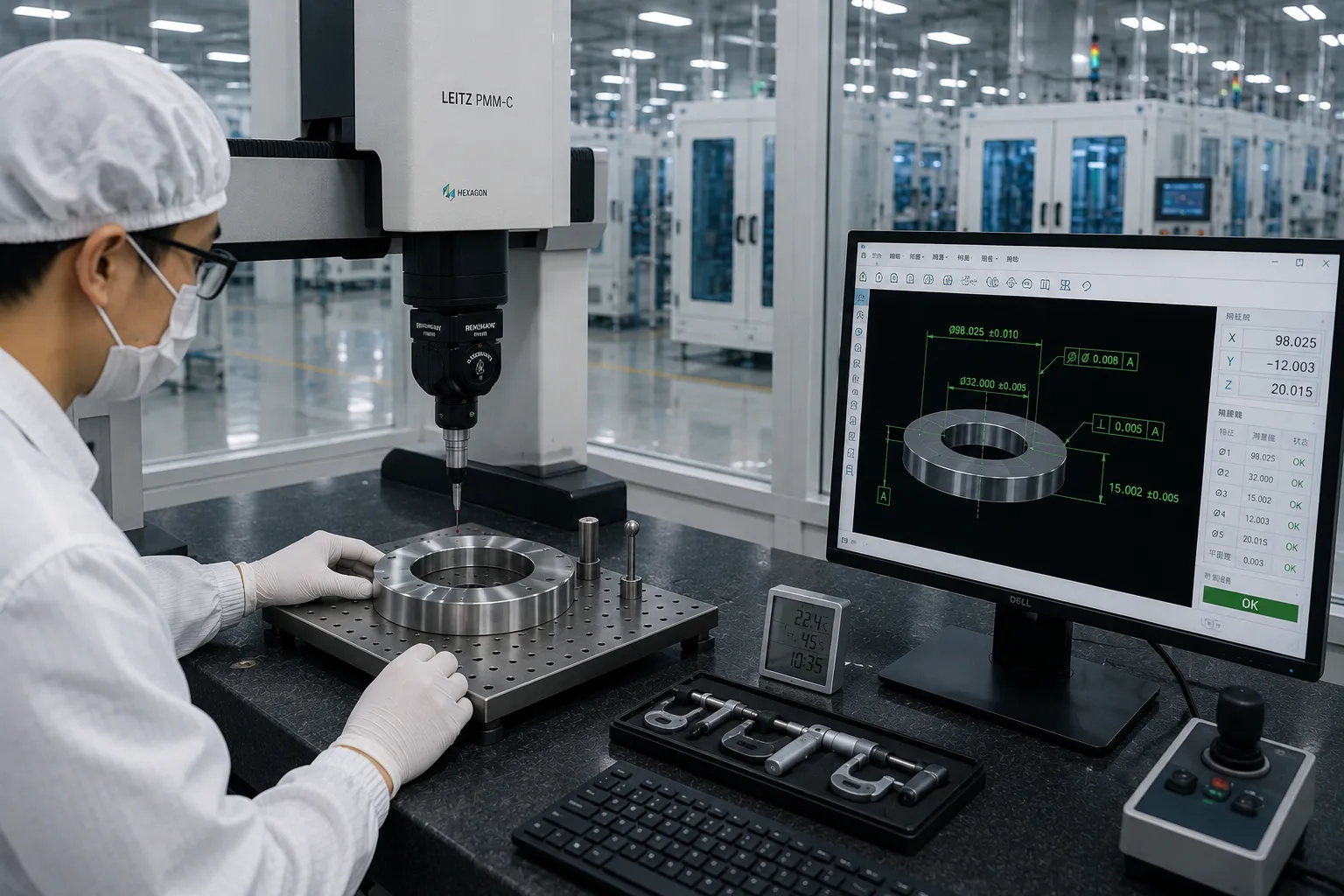 Coordinate Measuring Machine CMM Metrology Inspection
