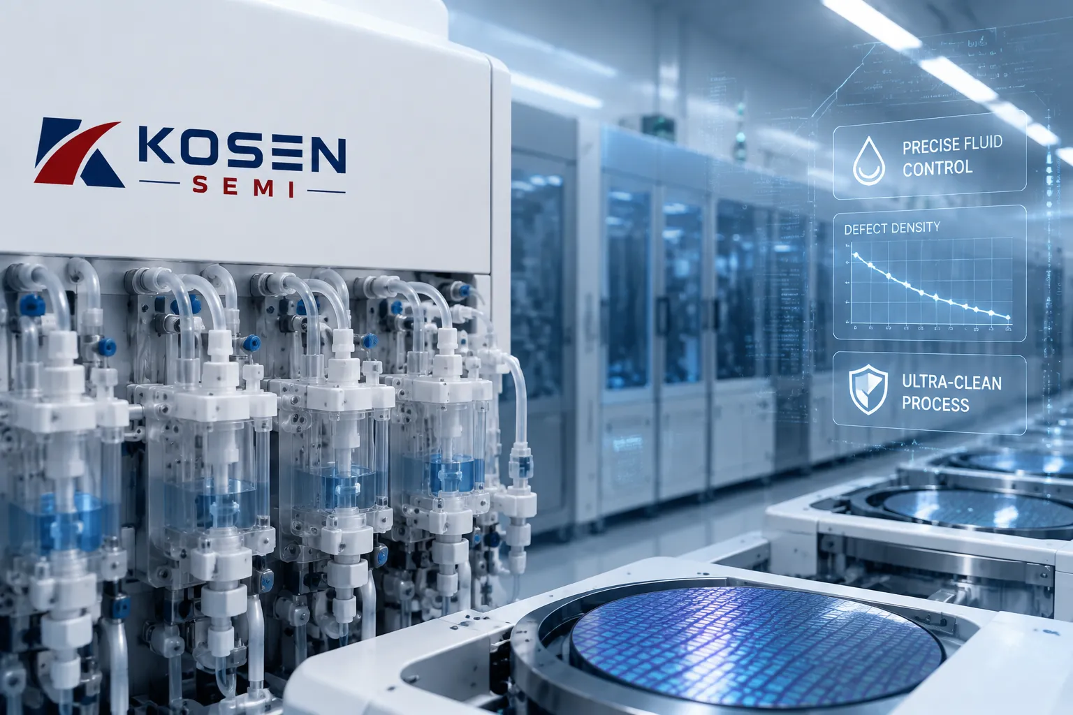 KOSEN SEMI cleanroom microcontamination control and fluid distribution unit