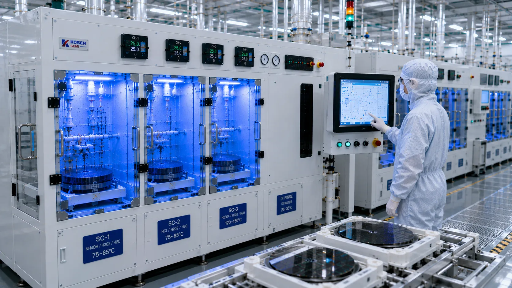 Single-wafer cleaner upgrade at a power device manufacturing facility
