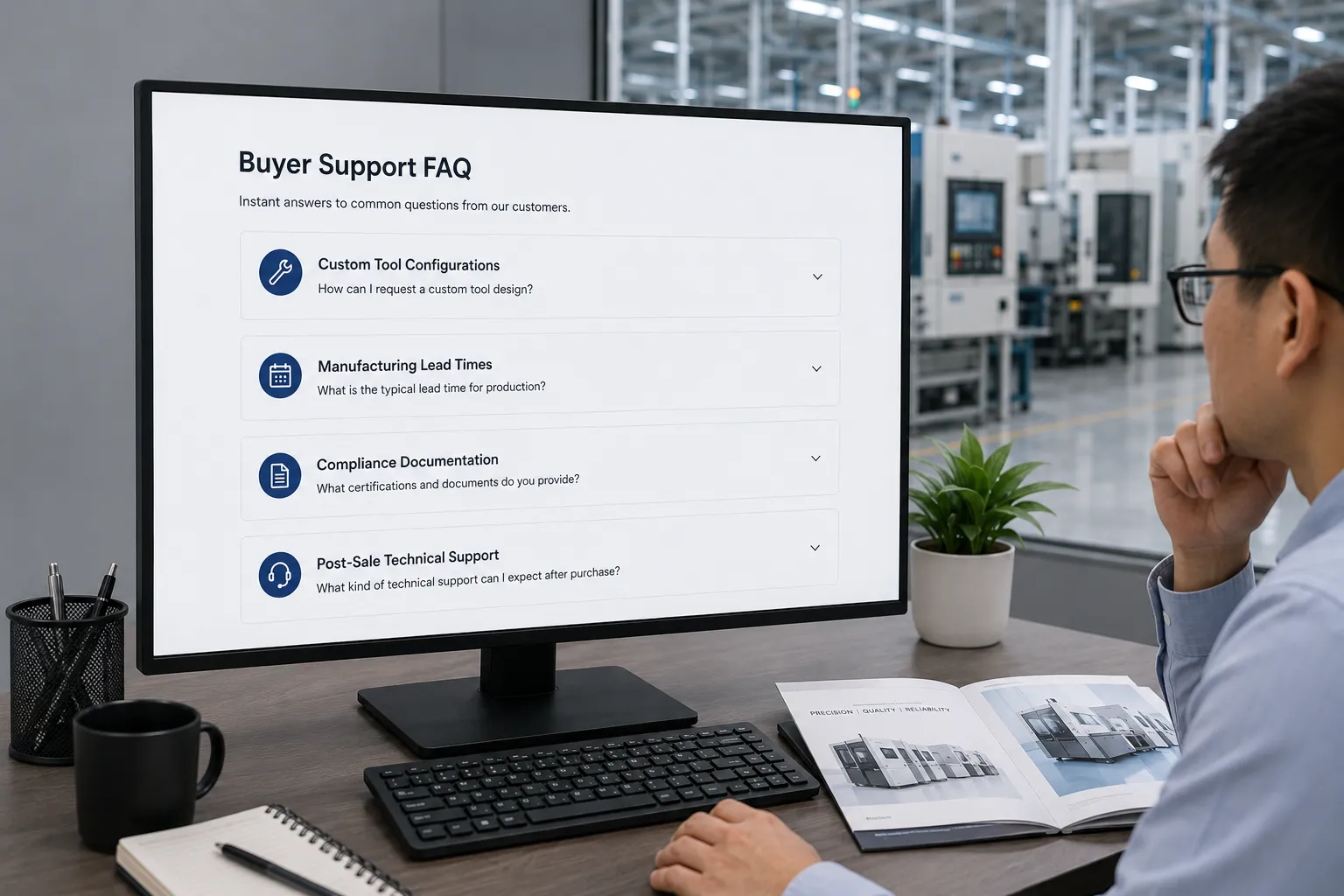 Semiconductor equipment buyer support FAQ