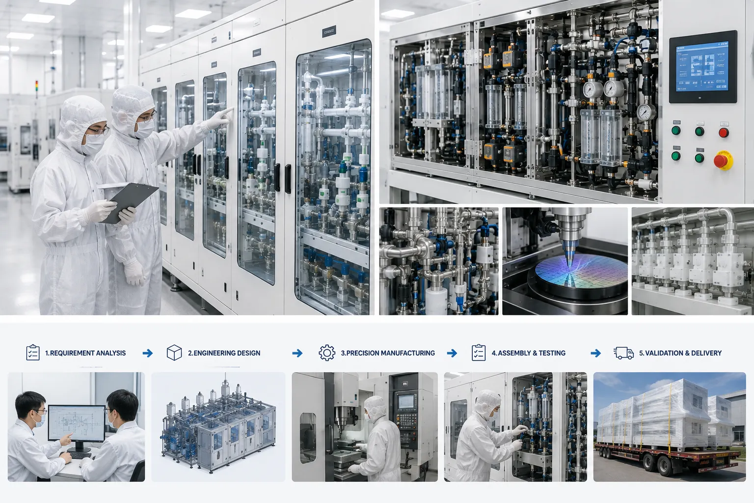 KOSEN SEMI Custom Semiconductor Equipment Layout