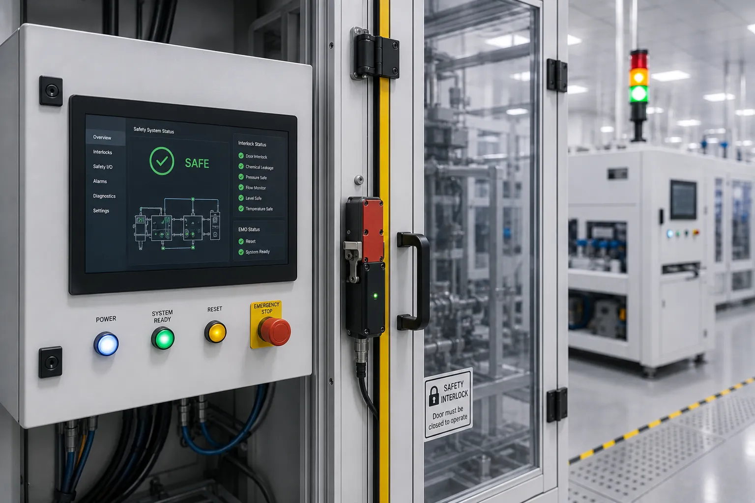 Smart Safety Interlocks and Optical Leak Detection