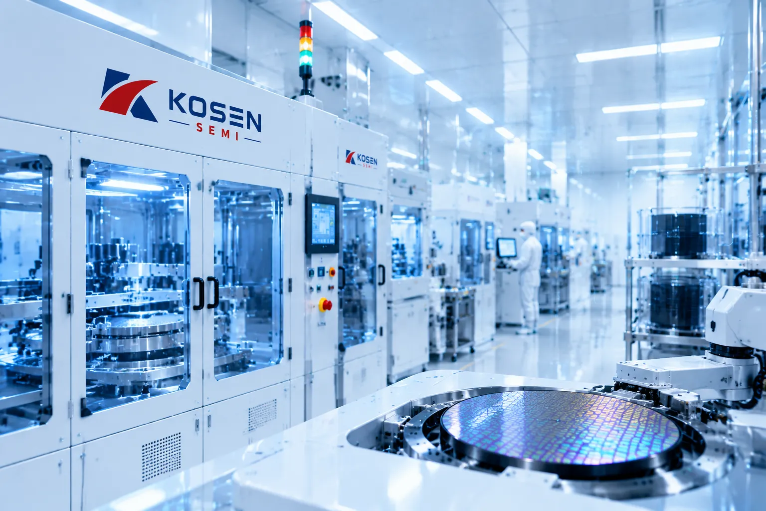 Advanced logic and memory IC cleanroom fabrication equipment