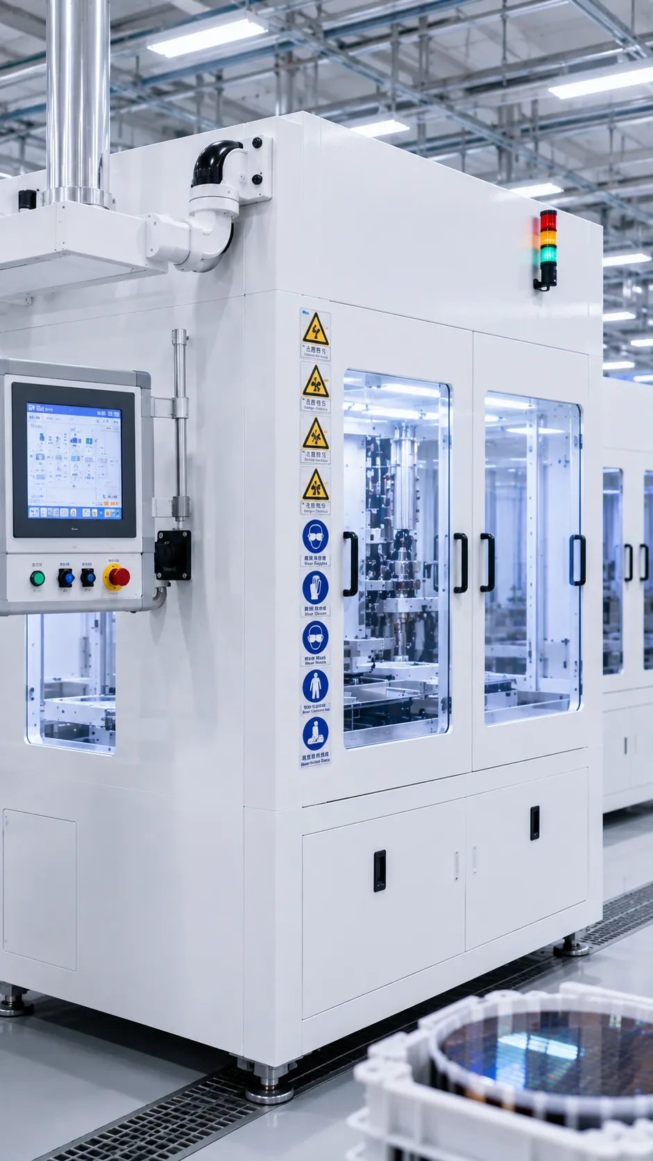 Precision optical glass cleaning system