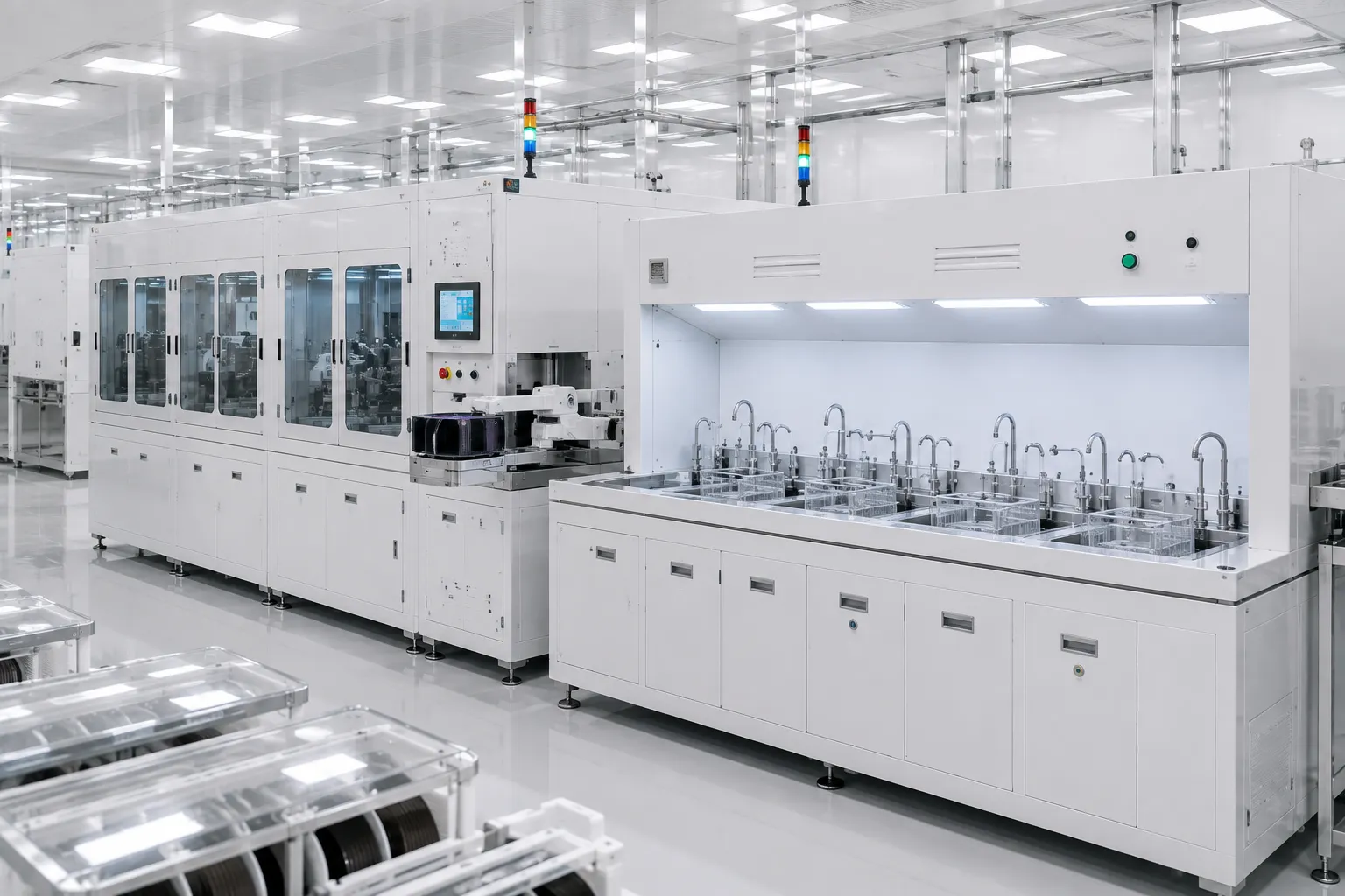 KOSEN SEMI Automated Batch RCA Wet Bench System Architecture