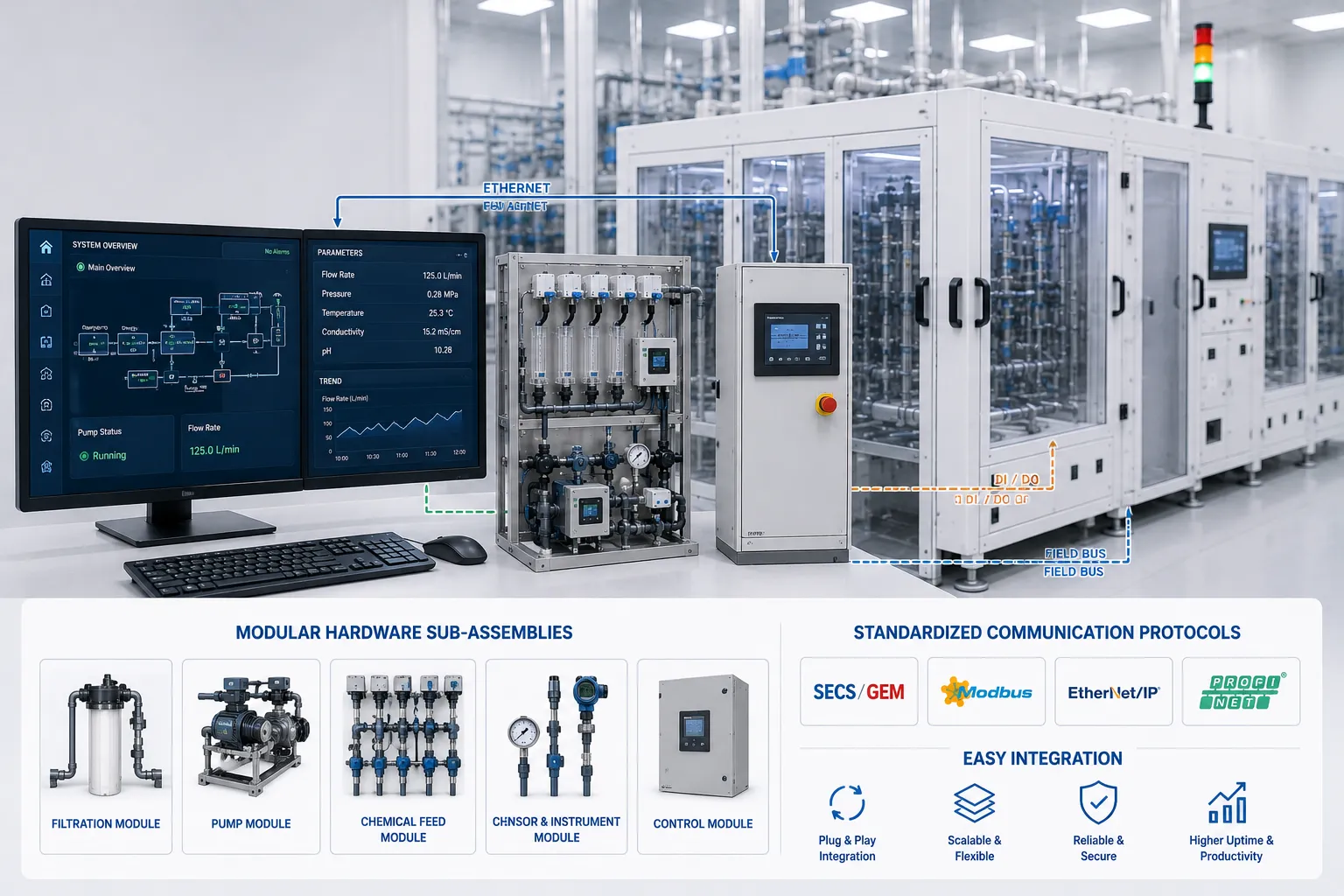 KOSEN SEMI Technical System Architecture and Wet Bench Integration