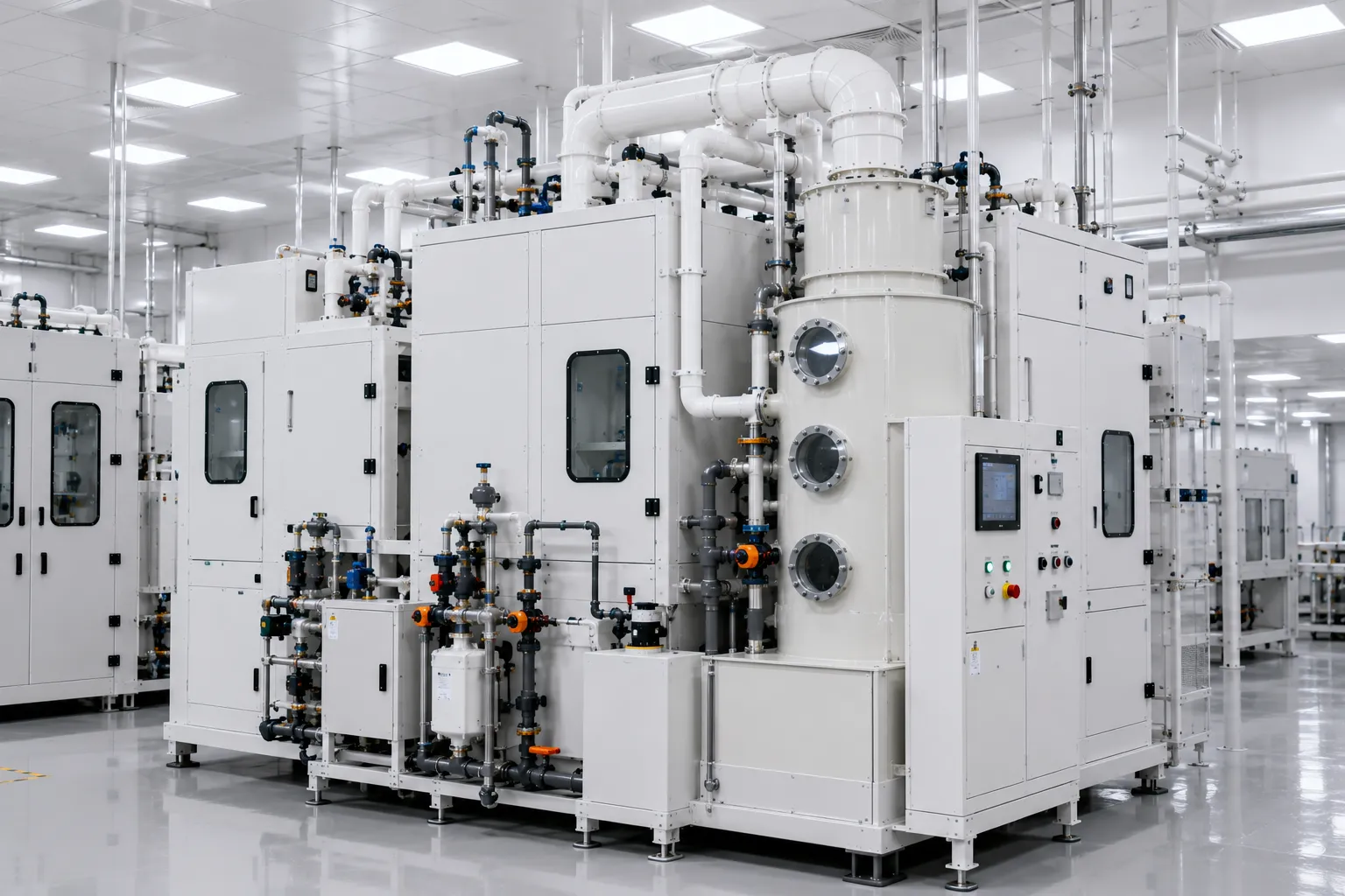 KOSEN SEMI chemical exhaust scrubbers for hazardous toxic gas and particulate control