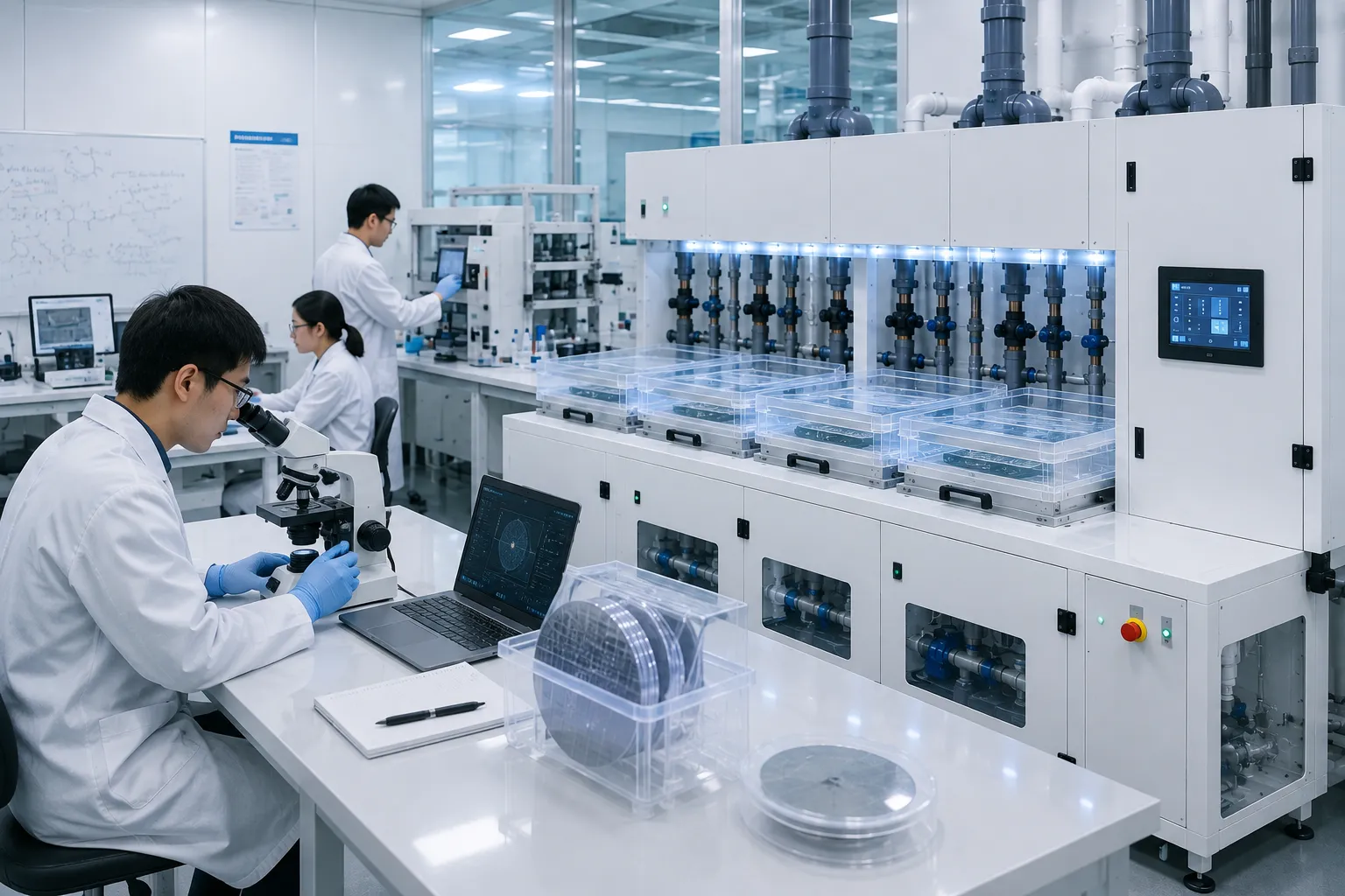 Laboratory Wafer Cleaning Station for Research