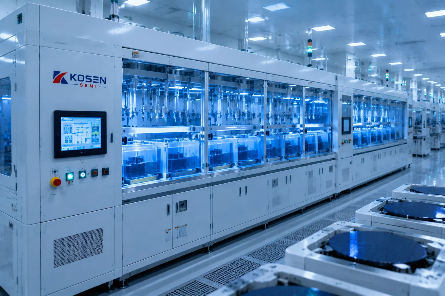Automated Wet Bench IC Processing System