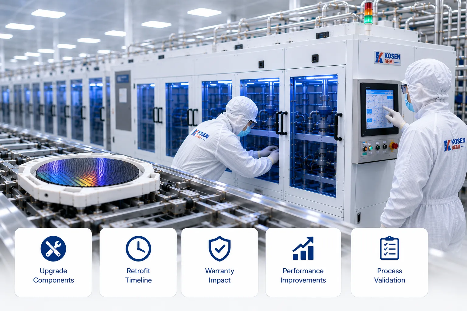 Semiconductor equipment consultation and wet bench upgrade engineering