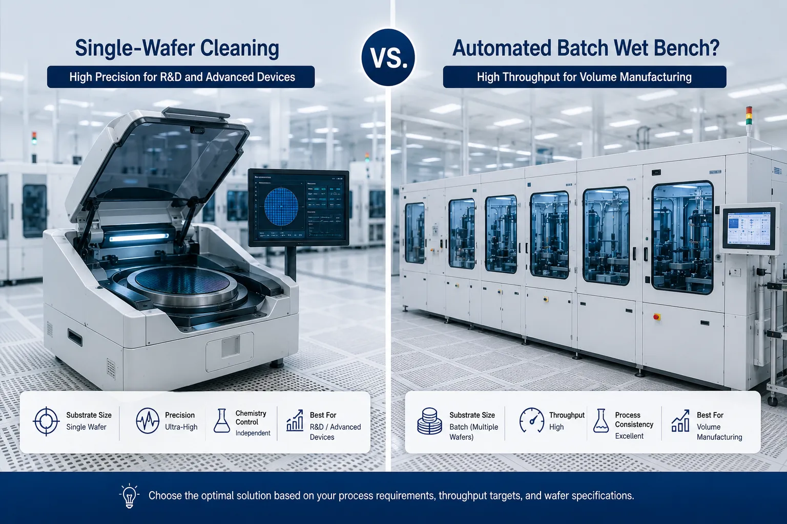 Single Wafer and Batch Wet Processing