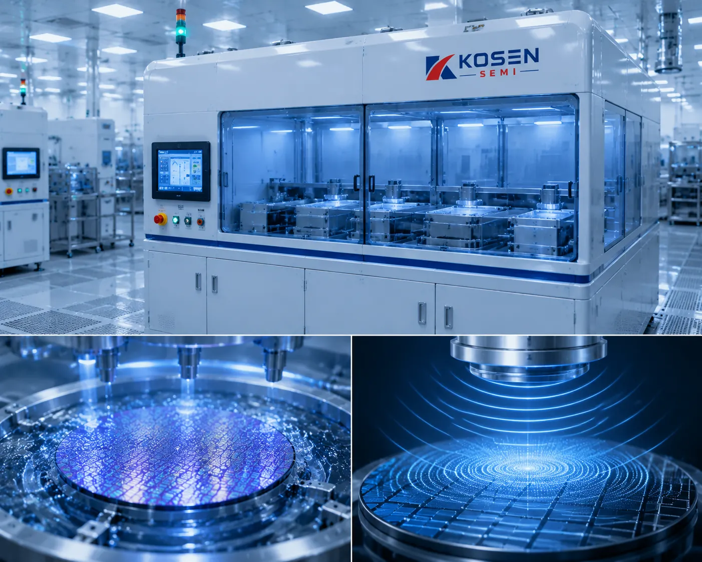 Megasonic Physical Cleaning Module for 200 nm Processes