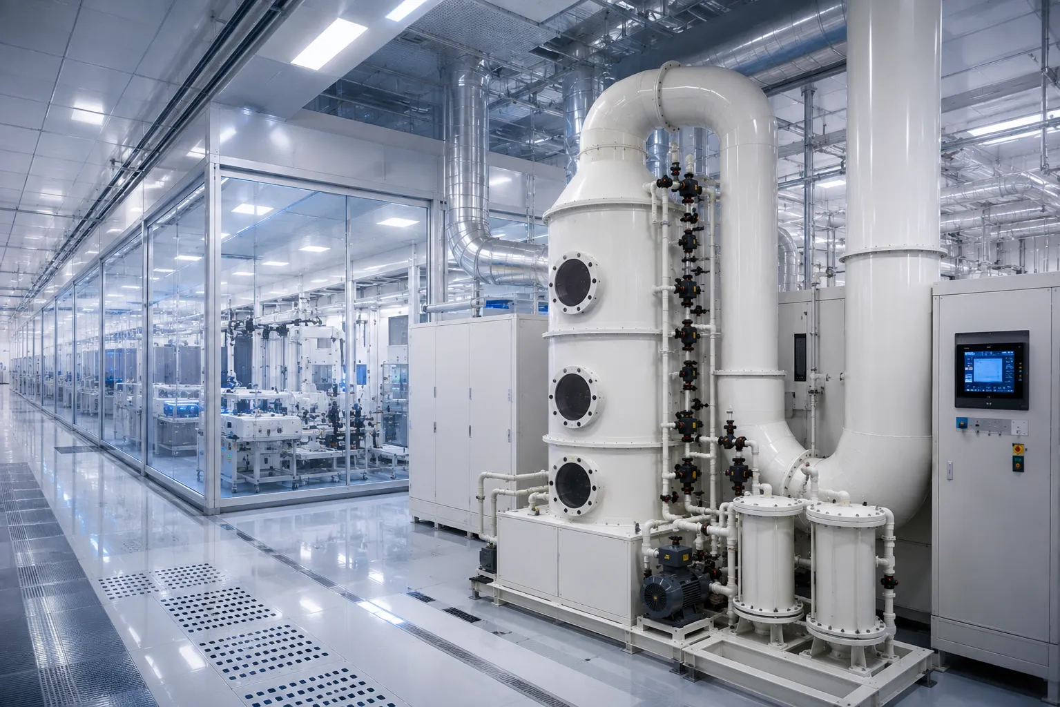 KOSEN SEMI Acid Gas Scrubber Abatement System
