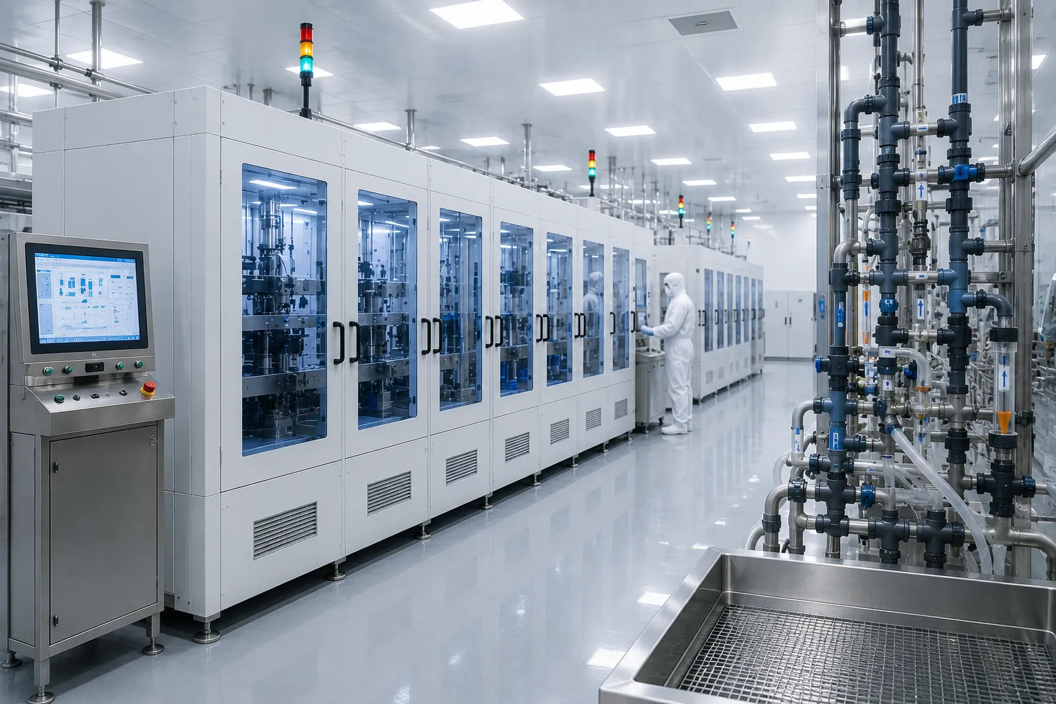 Semiconductor Wet Process Cleanroom Safety and Environmental Sustainability