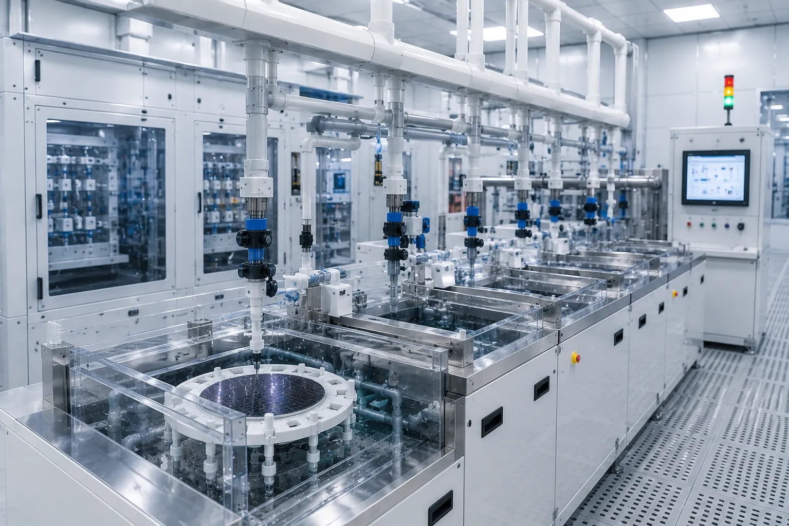Wafer cleaning equipment selection schematic diagram