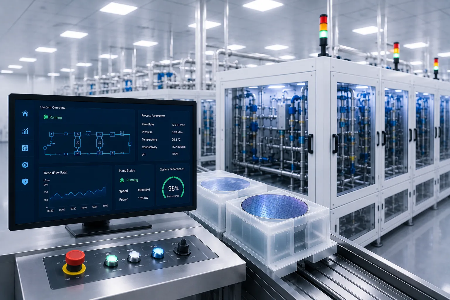 KOSEN SEMI Wet Equipment Automation Solution Interface