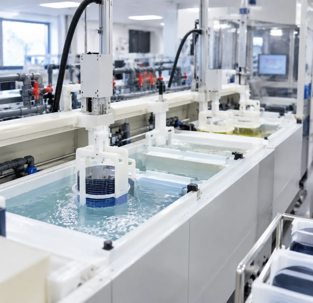 Batch Immersion Wet Bench Systems for Wafer Processing
