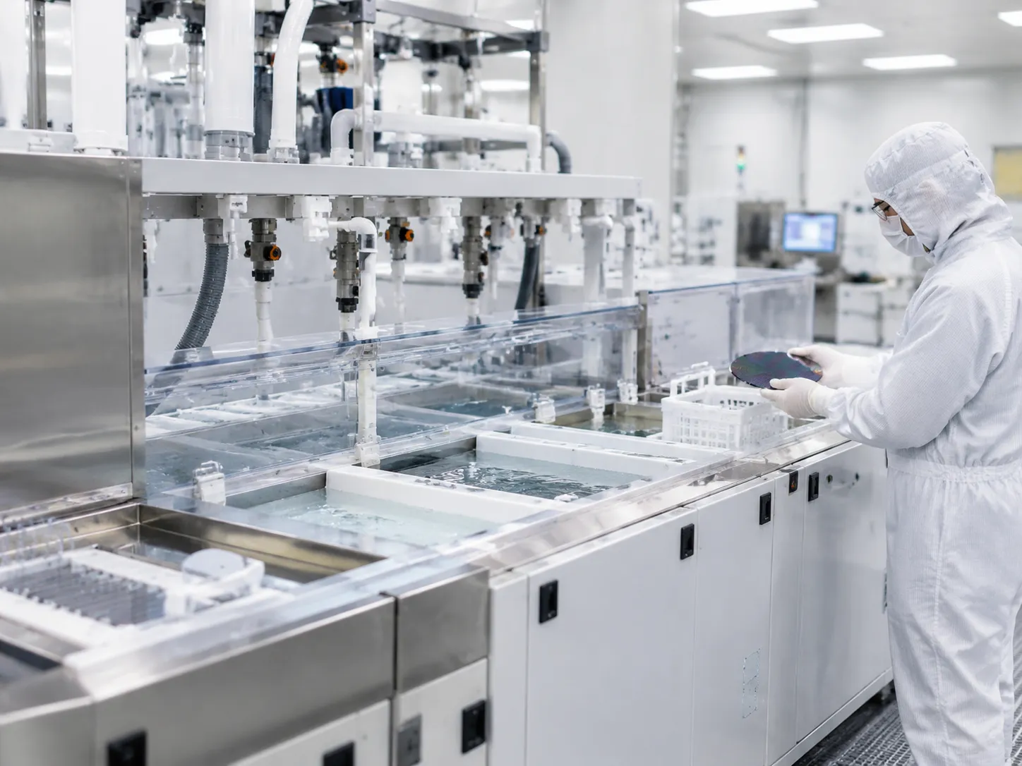 RCA Cleaning Wet Bench for Semiconductor Wafer Cleaning