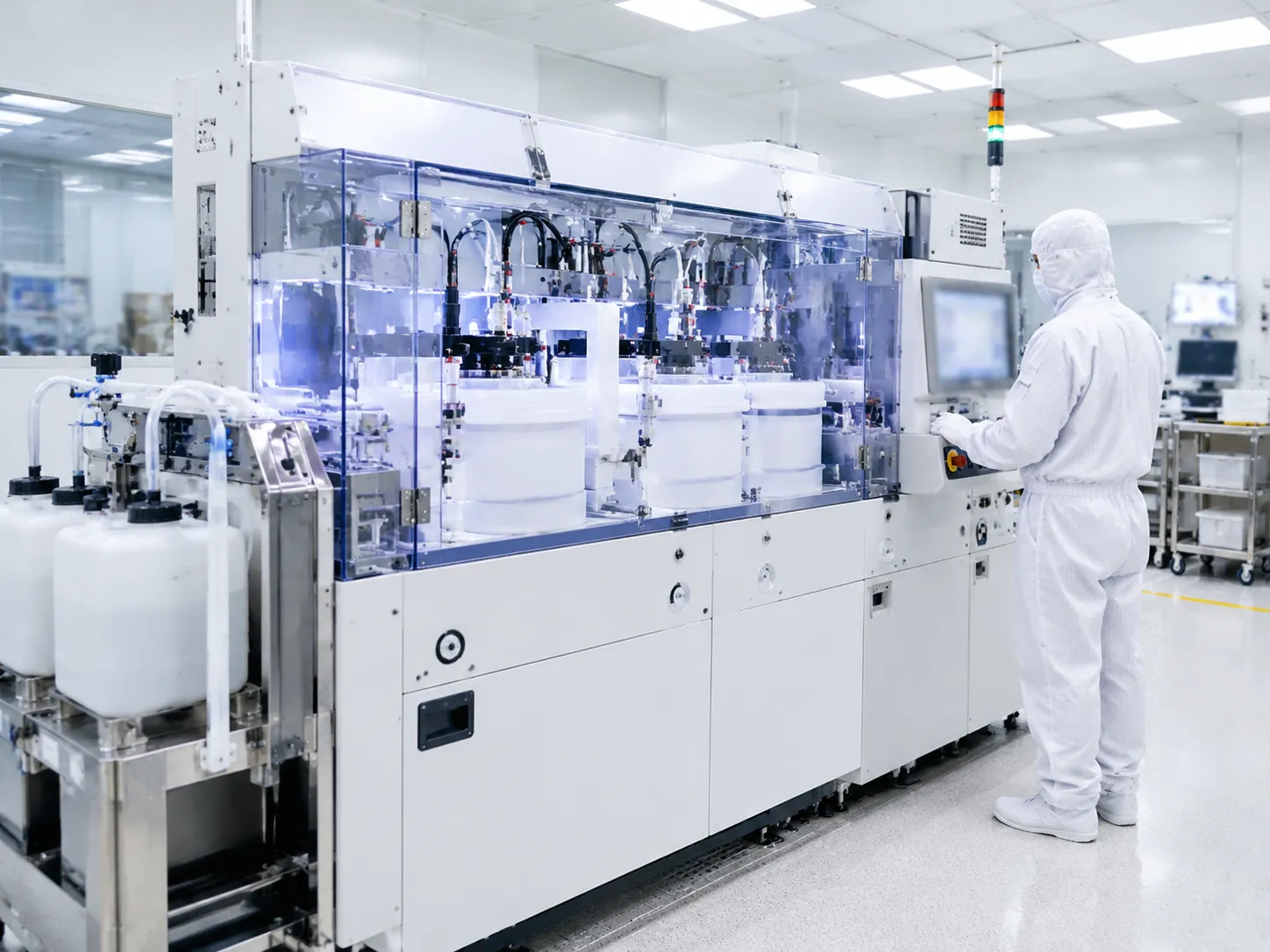 Wet Etch Tool Semiconductor Precision Wafer Etching System